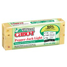 cabot pepper jack light cheese
