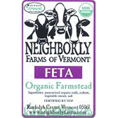 neighborly farms of vermont feta cheese