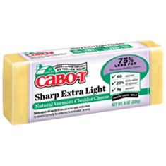 cabot sharp extra light cheese