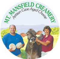 mt. mansfield creamery logo