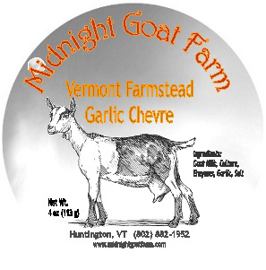 midnight goat farm garlic chevre cheese