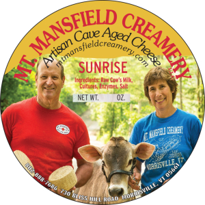mt. mansfield creamery sunrise cheese