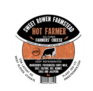 sweet rowen farmstead hot farmer cheese