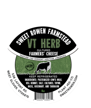 sweet rowen farmstead vt herb cheese